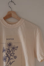 Winter Sow Swamp Aster (Symphyotrichum puniceum) Cotton T-Shirt