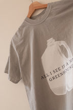 Milk Jug Greenhouse Winter Sowing Cotton T-Shirt
