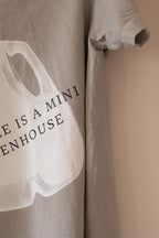 Milk Jug Greenhouse Winter Sowing Cotton T-Shirt