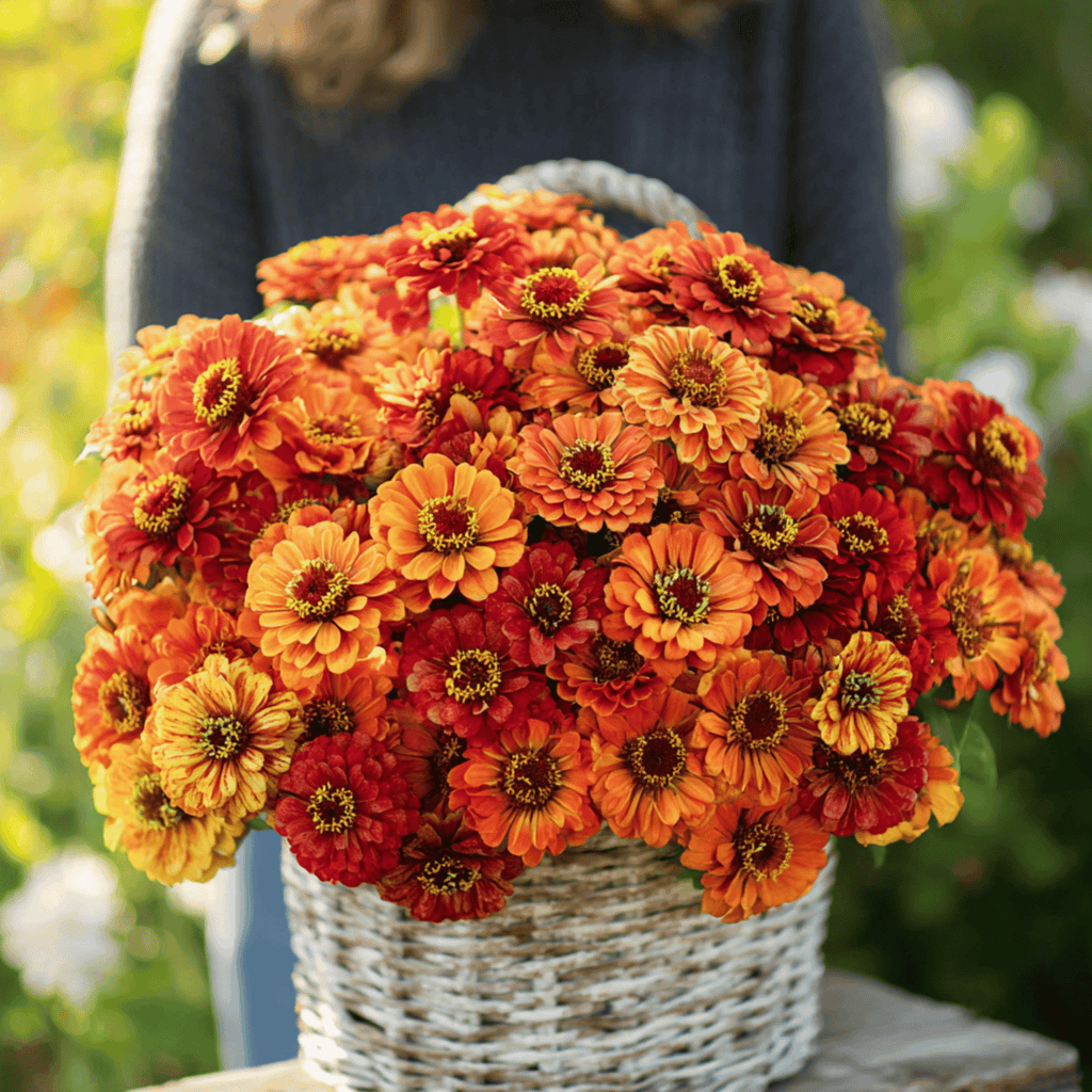 Oriole Zinnia – 50 Seeds